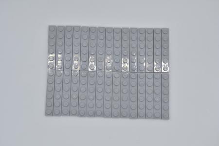 LEGO 30 x Basisplatte neuhell grau Light Bluish Gray Basic Plate 1x6 3666