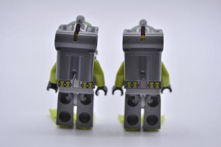 LEGO 2 x Figur Minifigur Taucher Atlantis Diver 3 Ace Speedman atl005 