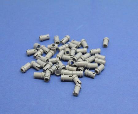 LEGO 50 x Technik Verbinder neuhell grau Light Bluish Gray Technic Pin 1/2 4274