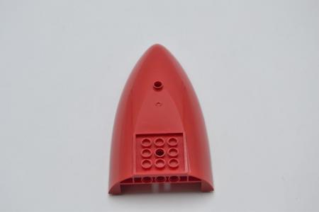 LEGO 1 x Rumpf rot Red Aircraft Fuselage Forward Bottom Curved 8x16 54090