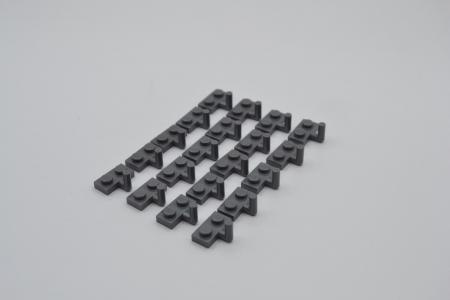 LEGO 20 x Platte Haken neues dunkelgrau Dark Bluish Gray Plate Modified 1x2 4623