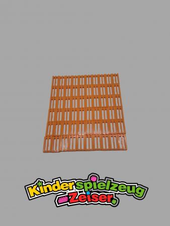 LEGO 60 x Gitterfliese Orange Tile Modified 1x2 Grille Bottom Groove 2412b