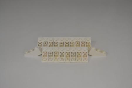 LEGO 20 x Dachstein SchrÃ¤gstein weiÃŸ White Slope Inverted 33 3x1 4287