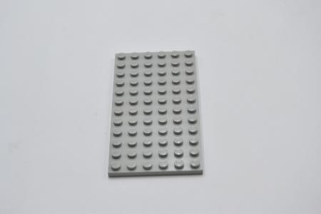 LEGO Basisplatte Grundplatte althell grau Light Gray Basic Plate 6x12 3028