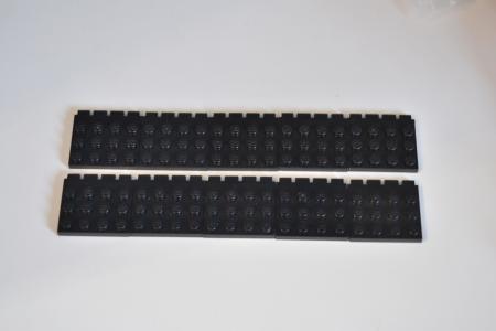 LEGO 10 x Autodach Scharnierplatte schwarz Black Hinge Vehicle Roof 4x4 4213