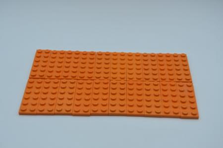 LEGO 20 x Basisplatte 2x6 orange orange basic plate 3795 4121741