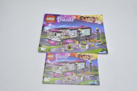 LEGO Set 41106 Friends Popstar Tourbus mit BA Pop Star Tour Bus with instruction