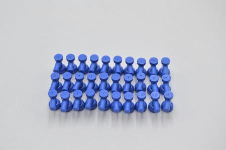 LEGO 30 x Wasserhahn blau Blue Tap 1x1 without Hole in Nozzle End 4599b