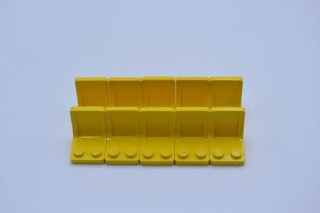 LEGO 10 x Sitz Sitze Stuhl gelb Yellow Utensil Seat Chair 2x2 4079