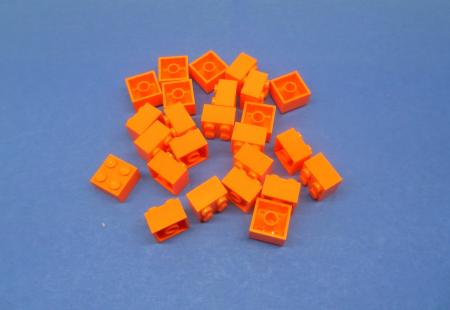 LEGO 25 x Basisstein Baustein Grundbaustein orange Orange Basic Brick 2x2 3003 