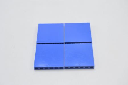 LEGO 4 x Paneele Mauer Wand Fenster blau Blue Panel 1x6x5 59349