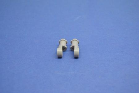 LEGO 2 x Verbinder glatt neuhell grau Light Bluish Gray Technic Connector 44