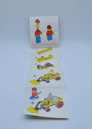 LEGO Set 625 Traktor Bagger mit BA vintage set with instruction