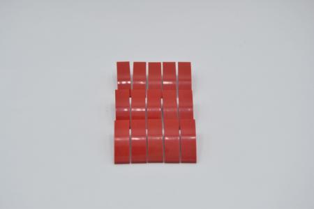 LEGO 15 x Bogensteine abgerundet rot Red Slope Curved 3x1 50950