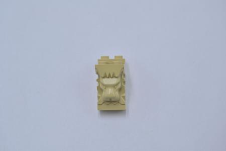 LEGO LÃ¶wenkopf beige Tan Brick Modified 2x3x3 with Cutout and Lion Head 30274