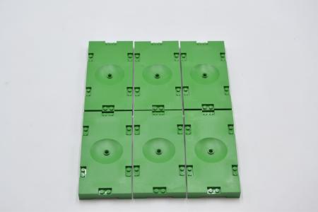 LEGO 6 x Bauplatte FuÃŸballfeld grÃ¼n Green Sports Field Section 8x16 30489