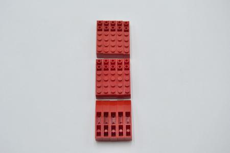 LEGO 15 x Dachstein invers rot Red Slope Curved 6x1 Inverted 42023