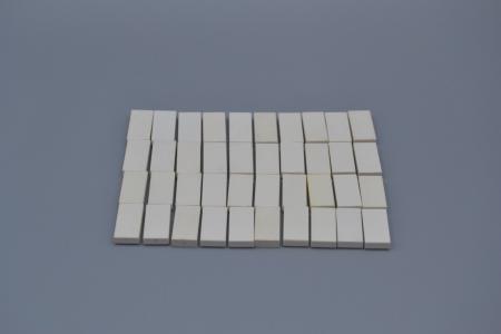 LEGO 40 x Kachel Fliese weiÃŸ White Tile 1x2 with Groove 3069b