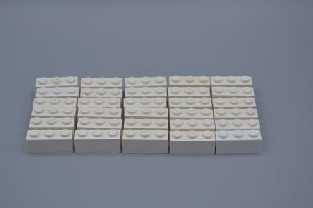 LEGO 30 x Basisstein Baustein weiÃŸ White Basic Brick 1x3 3622 362201