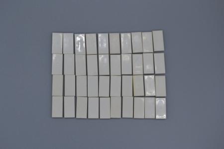 LEGO 40 x Kachel Fliese weiÃŸ White Tile 1x2 with Groove 3069b