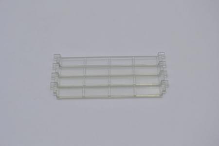 LEGO 4 x Lamelle transparent Trans-Clear Roller Section without Handle 4218
