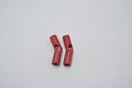 LEGO 2 x Kreuzgelenk rot Red Technic Universal Joint Straight Sides 9244ac01