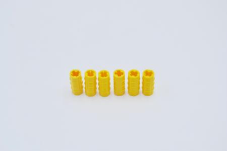 LEGO 6 x Technic Verbinder HÃ¼lse gelb Yellow Technic Axle Connector 2L 6538b