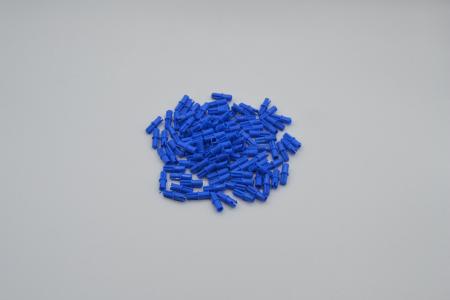 LEGO 100 x Technik Verbinder Pin Kreuz blau blue technic connector 43093 4206482
