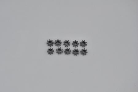 LEGO 10 x Technic Zahnrad 8Z neues dunkelgrau Dark Bluish Gray Gear 8 Tooth 3647