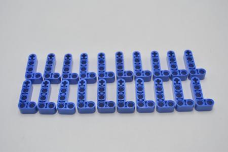 LEGO 20 x Liftarm blau Blue Technic Liftarm Bent Thick L-Shape 2x4 32140