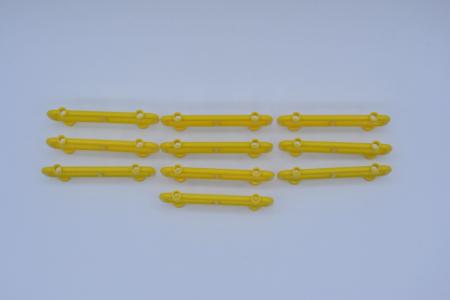 LEGO 10 x Zaun ZÃ¤une Absperrungen gelb Yellow Fence Bar 1x8x2 2486