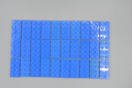 LEGO 30 x Basisplatte 2x4 blau blue basic plate 3020 302023