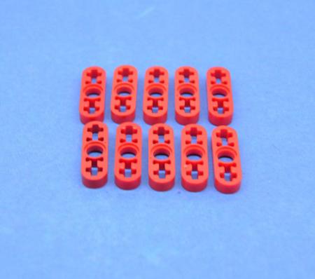 LEGO 10 x Technik Liftarm 1x3 rot flach red technic lever 3M 6632 4107824