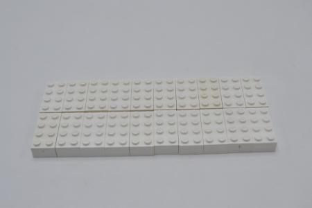LEGO 20 x Basisstein Baustein Grundbaustein weiÃŸ White Basic Brick 2x4 3001