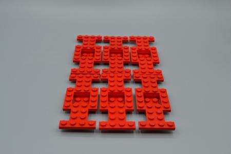 LEGO 6 x Auto Chassis rot Red Vehicle Base 4x10x2/3 No Center Hole 4212b