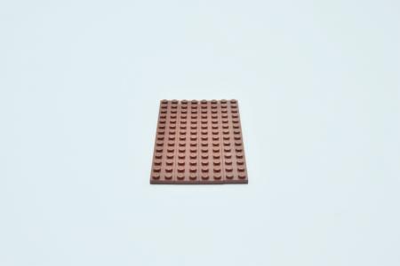 LEGO 4 x Basisplatte rotbraun Reddish Brown Basic Plate 2x14 91988 6004996