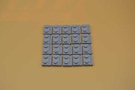 LEGO 20 x FÃ¼hrungsschiene neuhell grau Light Bluish Gray 1x2 Door Rail 32028