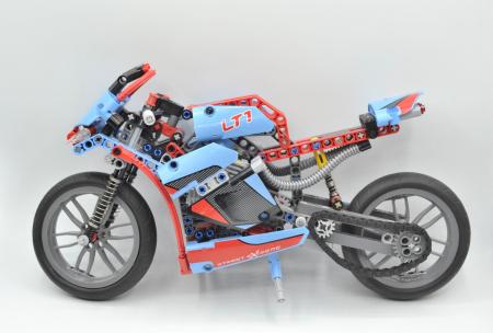 LEGO Set 42036 StraÃŸenmotorrad mit BA Street Motorcycle with instruction