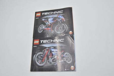 LEGO Set 42036 StraÃŸenmotorrad mit BA Street Motorcycle with instruction