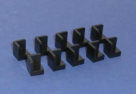 LEGO 10 x Paneele Ecke Winkel schwarz Black Panel 1x1x1 Corner 6231