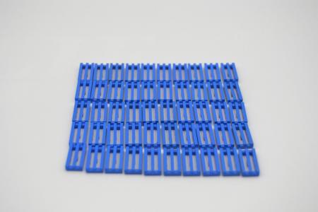 LEGO 50 x Gitterfliese blau Blue Tile 1x2 Grille with Bottom Groove Lip 2412b