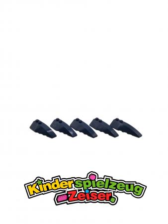 LEGO 5 x Keilstein schrÃ¤g rechts dunkelblau Dark Blue Wedge 6x2 Right 41747