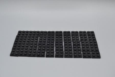 LEGO 50 x Basisplatte 2x2 schwarz black basic plate 3022 302226