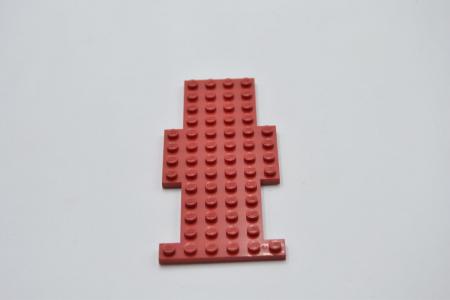 LEGO 1 x Grundplatte Unterbau Chassis rot Red Vehicle Base 6x13 bb0050