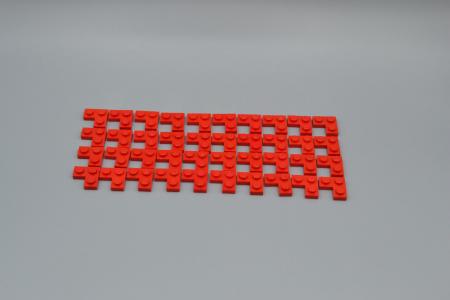 LEGO 40 x Eckplatte Winkel 2x2 flach rot red corner plate 2420 242021