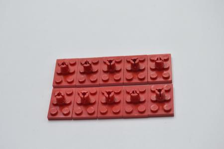 LEGO 10 x Rotorhalter rot Red Plate Modified 2x3 Helicopter Rotor Holder 3462