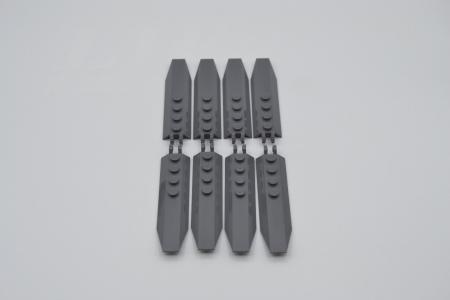 LEGO 8 x Propeller Rotor neues dunkelgrau Dark Bluish Gray Hinge Plate 1x3 30407