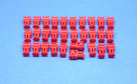 LEGO 30 x Achsverbinder rot Red Technic Axle Connector with Axle Hole 32039