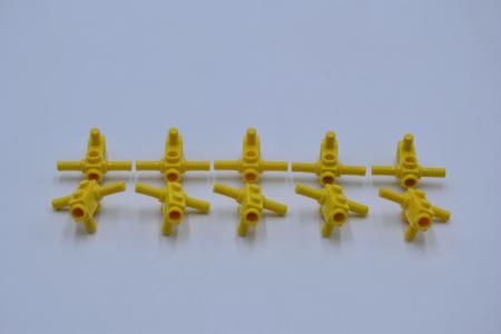 LEGO 10 x Periskop Kanone KettensÃ¤ge gelb Yellow Utensil Tool Chainsaw 2516