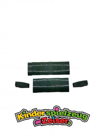 LEGO 20 x Bogenstein Dachstein dunkelgrÃ¼n Dark Green Slope Curved 3x1 50950